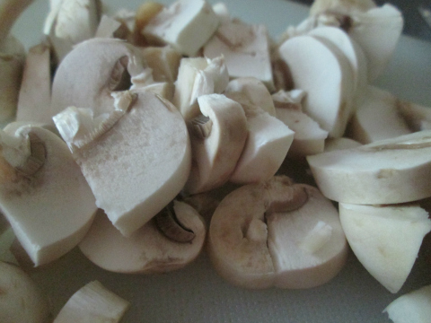 Mushrooms for Cordon Bleu
