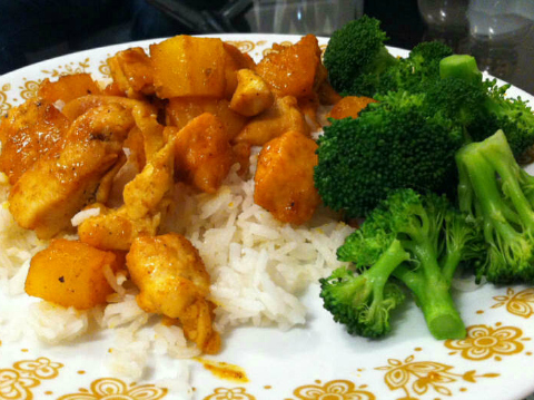 Pineapple Curry Chicken