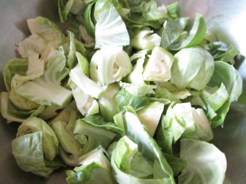 Quartered Brussels Sprouts