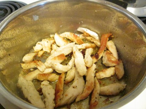 Sauteed Chicken Strips