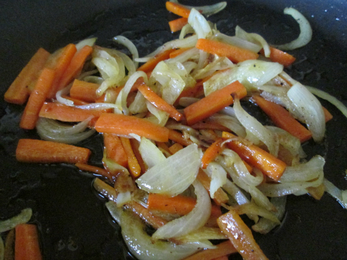 Tender Carrots and Onions