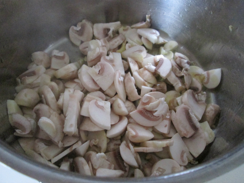 Sauteing the Mushrooms