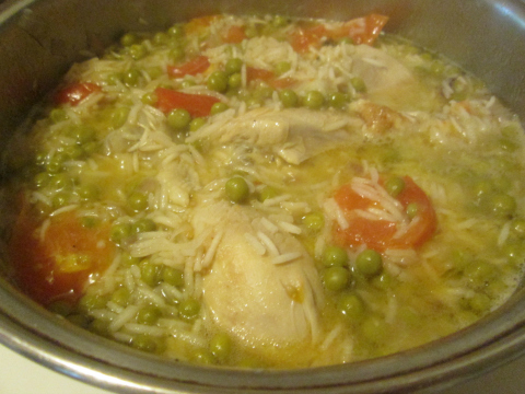 Simmering Crispy Chicken