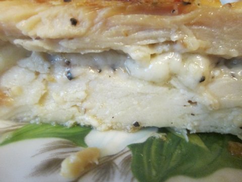 Sliced Chicken Cordon Bleu