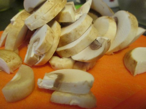 Sliced Mushrooms