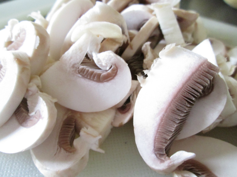 Sliced Mushrooms