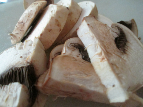 Sliced Mushrooms for Chicken and Potatoes