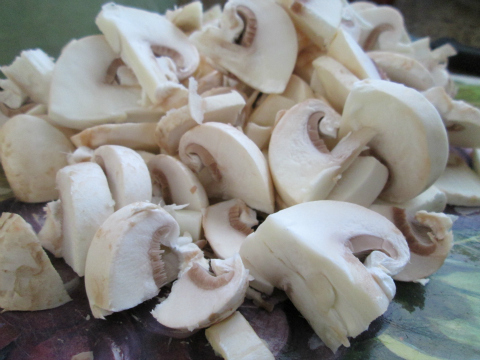 Sliced Mushrooms