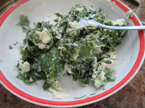 Spinach and White Cheese