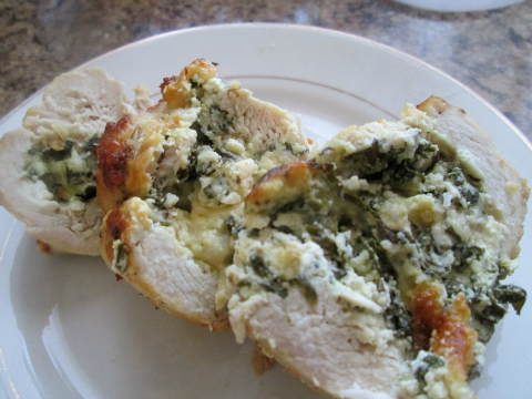 Spinach Stuffed Chicken Breast