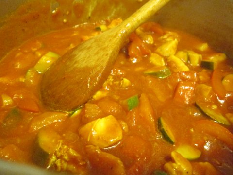 Stirring Our Chicken and Noodle Recipe