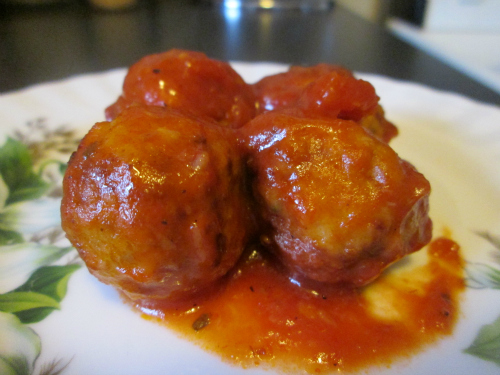 Tomato Sauce Recipe with Chicken Balls