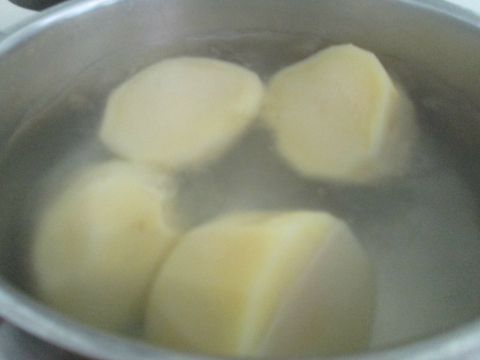 Washing Potatoes
