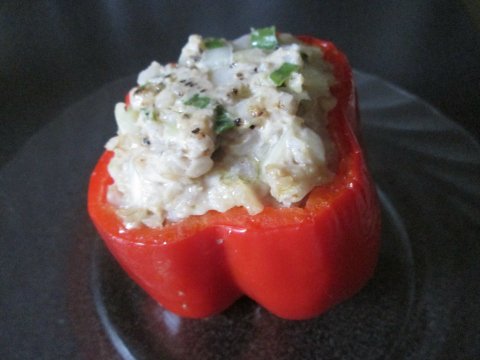 Yummy Chicken Stuffed Pepper!!