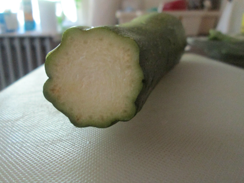 Zucchini for Vegetable Salad Experiment