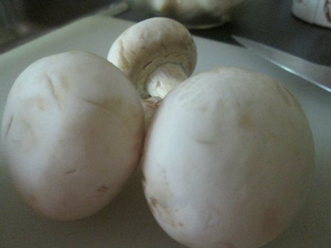 Mushrooms for Cordon Bleu